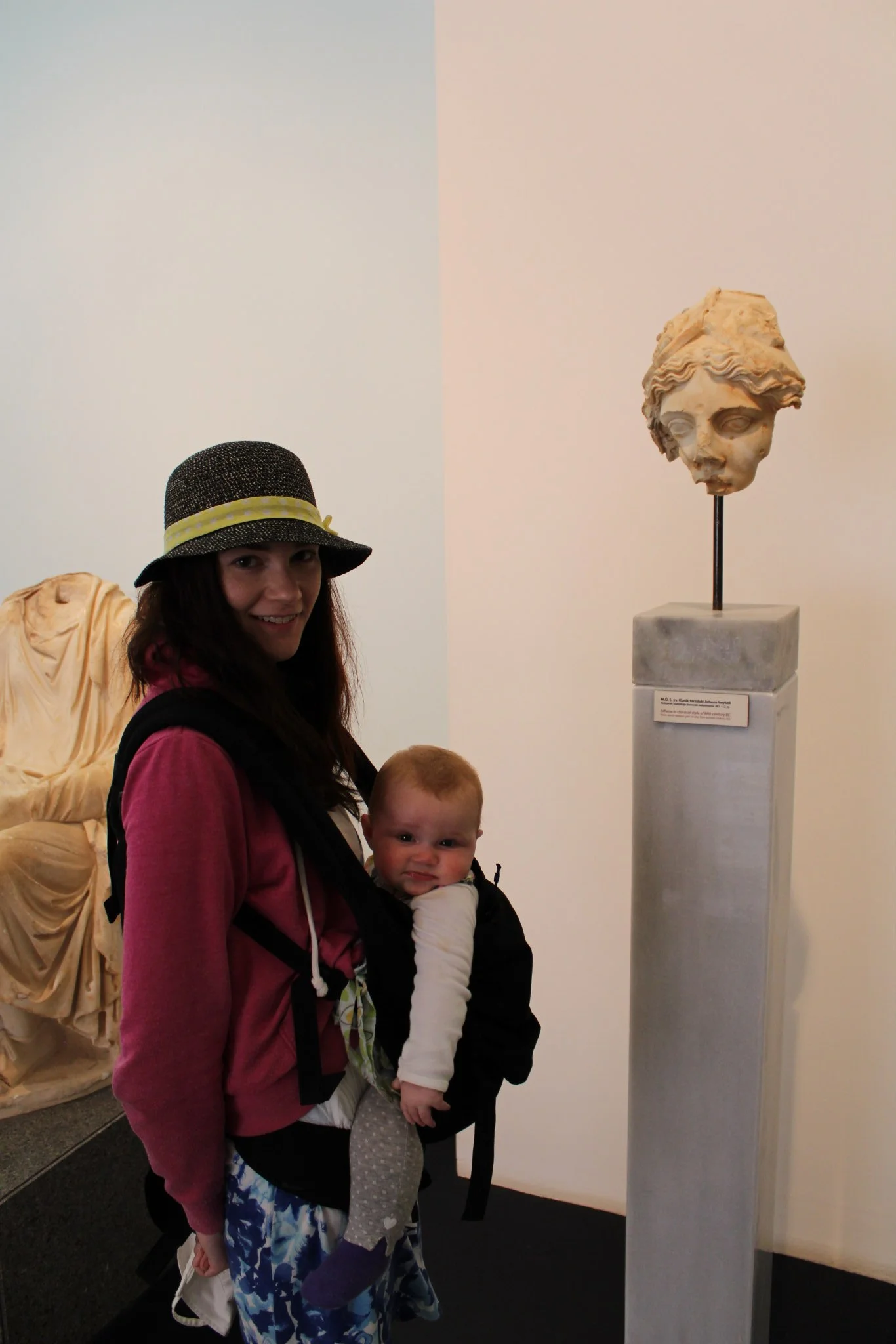 Isla Athena with her Greek namesake