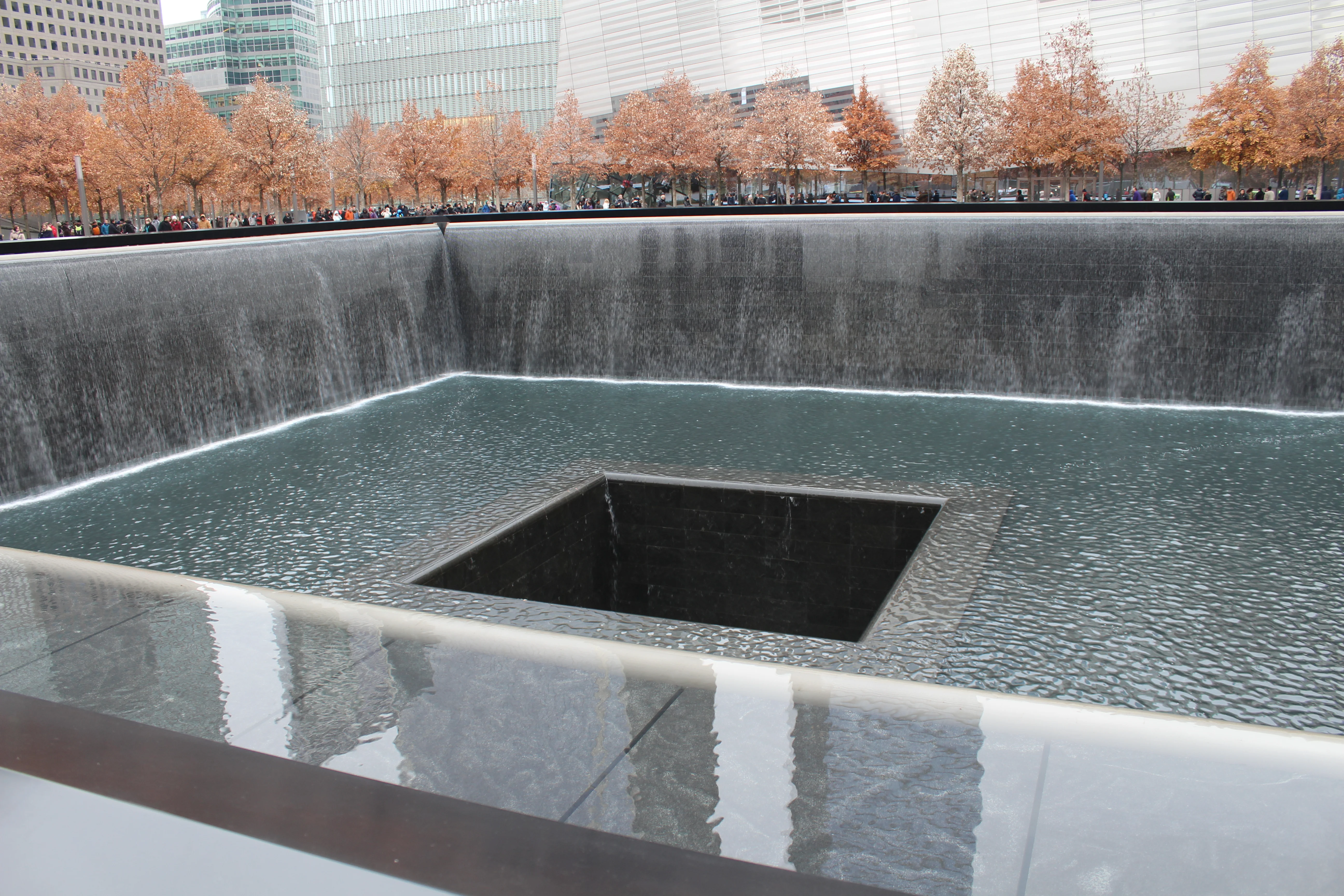 Pool at the 9/11 Memorial